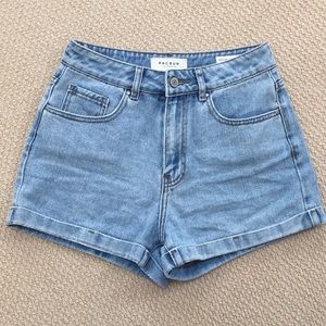 High Waisted Mom Jean Shorts
